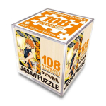 Haksan pusle Haikyu Mini CUBE, 108 t&uuml;kki, Hinata Shoyo ST2, 108 t&uuml;kki pusle, Laste m&auml;ngud, Hariduslikud m&auml;nguasjad orange