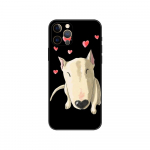 Bullterjeri telefoni&uuml;mbris iPhone'ile Samsung Galaxy Redmi Xiaomi Oppo OnePlus Note SA 7 8 9 10 11 12 13 14 20 21 22 23 53 54 Pro Max Ultra TPU Soft iPhone 6 or 6S
