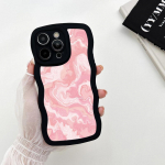 Wave Shape telefoni&uuml;mbris Vivo V23e Y35 Y02 IPhone Tecno Spark Realme C53 C55 Redmi Note 12 Note 11 Pro jaoks Samsung S23 Ultra A53 A52 pehme silikoonkate Infinix HOT 30 play