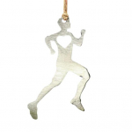 Mehed Naised Jooksja Lumememm rippuv kaunistus &Otilde;&otilde;nes armastuss&uuml;da Tugev metallist k&auml;sit&ouml;&ouml;, jooksmine poiss, neiu, kaunistus, ripats, spordihuviline kingitus Mens