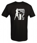 Diesel paneb tema riided maha kukkuma Seksikas t&uuml;druk Funy Trucker Unisex T-s&auml;rgid S
