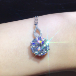 POMOiii 6,5-karaadine &uuml;mmargune mood ripats naiselik kaelakee rangluu kett peened ehted