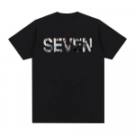JungKook Seven T-s&auml;rk Unisex Harajuku esteetiline graafiline kirjatr&uuml;kiga T-s&auml;rk Unisex Casual Oversize puuvillane tees&auml;rk Korea riided 2XL