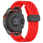 Quickfit 22MM 26MM rihm Garmin fenix 7X 7 7S 6 6X Pro 5X 5 Epix Gen 2 silikoonist kellarihm Forerunner 955 945 randmek&auml;ev&otilde;ru jaoks 20mm Fenix 5S 6S punane