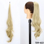 MISS WIG S&uuml;nteetiline painduv m&auml;his hobusesaba juuksepikenduste &uuml;mber pika lainelise hobusesaba parukas naistele igap&auml;evaseks kandmiseks 75cm