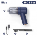 New 120000Pa 3 in 1 Wireless Car Vacuum Cleaner Portable Handheld High-power Vacuum Cleaner For Car Home Office Keyboard Cleaning