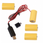 97 cm USB kuni 6 V LR14 C n&auml;ivpatarei eemaldamise kaabel 4 LR14 C aku jaoks m&auml;nguasja jaoks, kontrollerid veesoojendi, taskulambid
