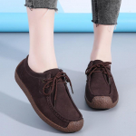 Suede Nahk Naiste Vabaaja Jalan&otilde;ud Paeltega Jalutusk&auml;igu Madalad Tossud Naiste Mokassiinid Disainer Loaferid Naiste Jalan&otilde;ud 37 kohv