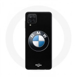 Samsung Galaxy A12 &uuml;mbris BMW Logo mustal taustal