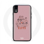 &Uuml;mbris Iphone XR Elite'i 5. hooaja plakatitegelaste Fanart logo jaoks
