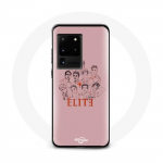 &Uuml;mbris Samsung Galaxy S20 Ultra Elite 5. hooaja plakatitegelaste Fanart logo jaoks