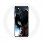 Coque pour Samsung Galaxy A21S Mikasa Ackerman Attaque des Titans Manga Anime
