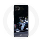 &Uuml;mbris Samsung Galaxy A22 5G vormel 1 Valtteri Bottas F1 Racing Driveri jaoks, must