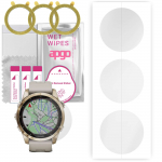 3x apgo h&uuml;drogeeli ekraanikaitse Garmin Fenix ​​7S jaoks 42mm, h&uuml;drogeelkile, positsioneerimiskihiga lihtne paigaldada