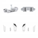 VR-peakomplekti laadimisdoki laadimisaluse alus, mis &uuml;hildub Quest 3-ga valge