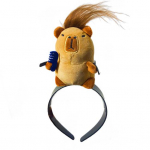 Capybara Decor Peapael Naljakas Loomade Decor Elastne Juukser&otilde;ngas Peod Cosplay Peakatted Juukseaksessuaarid A