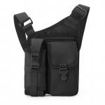 Meeste multifunktsionaalne &otilde;lakott Rinnakott v&auml;listingimustes matkamiseks Veekeetja kott Crossbody kott v&ouml;&ouml;kott must