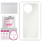 apgo MATTE Protective Skin Sticker for the back compatible with Infinix Note 12 2023, Wrap Film, Hydrogel Film, Flexible, Soft TPU with positioning la