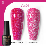 ROSALIND K&uuml;&uuml;ntegeel-lakk poolp&uuml;siv lakk h&uuml;briidne UV-geellakk, leotav k&uuml;&uuml;nekunsti geel-aluslakk matt manik&uuml;&uuml;ri k&uuml;&uuml;nekunsti jaoks RA-C491