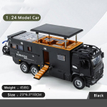 1/24 Benz NOMADISON sulamist haagissuvila mudeli maastikus&otilde;iduki simulatsiooni heli ja valguse tagasit&otilde;mmatav m&auml;nguasi autopoiste kollektsiooni kaunistus kingitus 1/24-Size:23*6.3*10cm