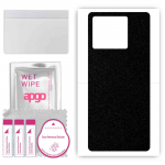 apgo Protective Skin Sticker for the back compatible with ZTE Nubia Z40S Pro, Wrap Film, Foil, Vinyl - Pattern Matte Black
