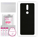 apgo Protective Skin Sticker for the back compatible with Nokia 2.4, Wrap Film, Foil, Vinyl - Pattern Matrix