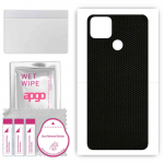 apgo Protective Skin Sticker for the back compatible with Realme V3 5G, Wrap Film, Foil, Vinyl - Pattern Matrix