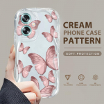 Armas koomiksimustriga kreemjas tekstuuriga korpus, lainelise servaga pehme silikoonkaanega telefoni&uuml;mbris OPPO Reno Realme jaoks OPPO A15 valge