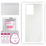 apgo Protective Skin Sticker for the back compatible with Umidigi C2 2022, Wrap Film, Foil, Vinyl - Pattern Matte Transparent