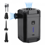 Kaasaskantav &otilde;hupump Juhtmeta elektriline &otilde;hukompressori t&auml;itmis- ja t&uuml;hjenduspump 3 d&uuml;&uuml;si ja must