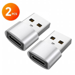 2 tk C-t&uuml;&uuml;pi USB-OTG-adapter USB-t&uuml;&uuml;pi C-t&uuml;&uuml;pi USB-maas-mikro-USB-muundur Macbooki jaoks Samsung Huawei Xiaomi TypeC OTG-adapter 2 PCS h&otilde;be