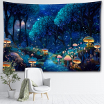 P&auml;rast vihma Seenemetsa seinavaibad seinarippus Boheemlaslik abstraktne ja minimalistlik moodne elutuba magamistoa kodukaunistus 95x73CM