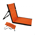 P&otilde;randatool seljatoega Rannatoolid Madrats, Staadionitoolid Telkimine Kokkupandav Padi 38cmx68cmx40cm oranž