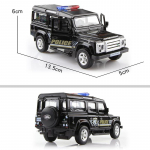 Land Rover Defender maastikuauto 5-tolline metallist auto simulatsioon suruvalatud ja m&auml;ngus&otilde;iduk RMZ city 1:36 sulamist mudelikingitused lastele