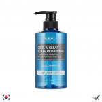 KUNDAL COOL & CLEAR PENAHA V&Auml;RSKENDAV &Scaron;AMPOON AQUA MINT 500ml