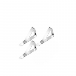 Roostevabast terasest libisemisvastased laudlina klambrid Libisemiskindlad lauakatted Kinnitusklambrid Klamber Pulmak&auml;mping Promenaadi lauakatte klamber 3PCS