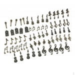 70Pcs retro music Note Charms Beads Pendant for DIY Craft Pendants Bracelet
