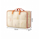 Suure mahutavusega riiete hoiukott Veekindel kapp Riidekapp Korraldaja Tekk Padjatekk Korraldaja Tolmukindel voodipesu panipaik 52*20*33cm oranž