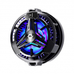 SL10 mobiiltelefoni pooljuhtmagnetradiaator RGB valgusega Pubg m&auml;ngu jahutusventilaator Nutitelefoni jahuti iPhone Androidile must