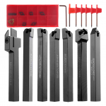 38'' 10 mm indekseeritav treipingi treiriist 21 tk - 7 tk metallist treipingi t&ouml;&ouml;riistade hoidiku komplekt 7 tk must