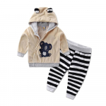 Vasts&uuml;ndinud poisi t&uuml;drukute imikuriided, veluur, talve kevad pikkade varrukatega p&uuml;kste komplekt, m&uuml;tsi lukuga lasteriided 62