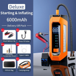 Auto ja mootorratta &otilde;hupumba h&auml;dak&auml;ivituse toiteallikas, kaasaskantav &otilde;hupump, k&otilde;ik-&uuml;hes, suure mahutavusega auto laadimisaare 16000mah 6000 mAh