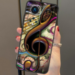 Treble Clef Music noodi&uuml;mbris jaoks Honor 90 70 50 Magic 6 Pro Magic 5 Lite Honor X6a X7a X8a X9a X8b X9b X8 X9 Case Honor 50