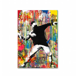 Banksy grafitikunsti l&otilde;uendimaal Moodne t&auml;navapopkunsti plakatid ja tr&uuml;kised Seinapildid elutoa kodu kaunistamiseks 21x30cm No Framed