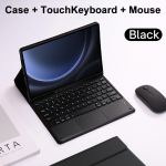 Samsung Galaxy Tab S9 FE 10,9-tolline eemaldatav Bluetooth-klaviatuuri&uuml;mbris Samsung Tab S9 FE 10,9-tollise SM-X510/X516B jaoks German keyboard black