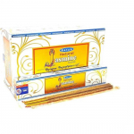 Satya Nag Champa jasmiini viirukipulgad Agarbatti 180 grammi karp | 12 pakki 15 grammi karbis | Ekspordi kvaliteet pruun