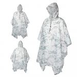 Multifunktsionaalne 3-&uuml;hes kapuutsiga Rain Poncho veekindel vihmamantel meestele, naistele, t&auml;iskasvanutele m&otilde;eldud v&auml;litelgimatt One Size