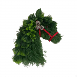 Hobuse Pea J&otilde;ulup&auml;rg Kaunistused J&otilde;uludeks Hotellile Kamin B&uuml;roole Horse Face Right