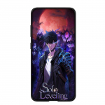Telefoni&uuml;mbris Samsung Galaxy S24 S23 iPhone 15 14 Xiaomi Redmi Note 13 12 11 8 10 9 Pro Max X XR OPPO Huawei Solo tasandus Anime Sung Jin woo kate jaoks for Samsung Galaxy S23 FE