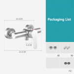 Du&scaron;i v&otilde;imendav segistikraan Du&scaron;ipeakomplekt, Lihtne du&scaron;i segamisl&uuml;liti, Vannitoa kolmekordne kraan, Kuum ja k&uuml;lm du&scaron;ipea